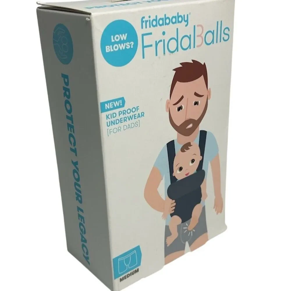 Fridaballs Kid-Proof Boxer Briefs for Dads Men Size M Multicolor‎